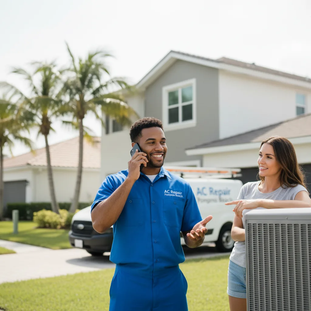 AC Repair Pompano Beach customer support in Ruston
